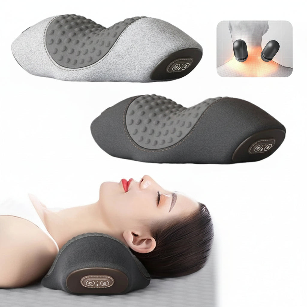 Hinlegen, Augen zu, Schmerz vergessen: Das Nackenmassagegerät für tiefe Entspannung im Liegen.