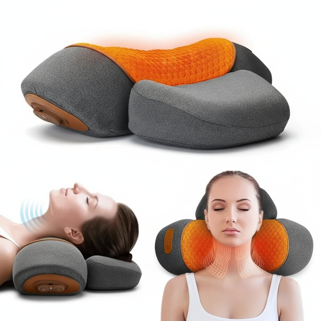 Hinlegen, Augen zu, Schmerz vergessen: Das Nackenmassagegerät für tiefe Entspannung im Liegen.